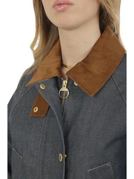 Giubbotto Barbour Asker in Denim